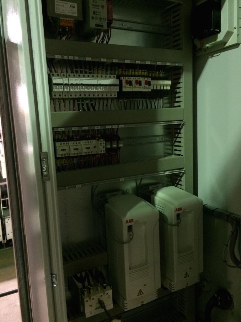 ABB drives and bespoke control panel built and installed